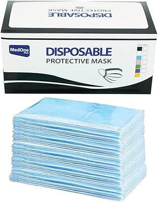 50 disposable masks with 3 thicknesses individually wrapped for adults to protect the face from droplets, particles, dust and breathable (blue).. Shop efficiently with DIAYTAR NIGERIA, offering thousands of products at unbeatable prices delivered promptly.