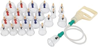 Set of Chinese suction therapy, Kit of swings under extractible vacuum for home, professional equipment of suction cups with 24 cups and 1 box of pikestaff extension tube to relieve muscle and neck pain.. DIAYTAR NIGERIA: Bringing quality products to every Nigerian home at prices everyone can afford.