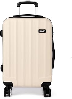Durable ABS plastic travel bag, 20 inch size, with 4 casters, beige, portable bag.. Shopping has never been easier — DIAYTAR Nigeria delivers it all in 5–8 days.
