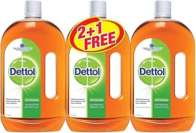 Dettol multi-user liquid cleaner, 3 * 1 liter.. Your complete shopping solution, DIAYTAR NIGERIA offers extensive variety with budget-friendly delivery.