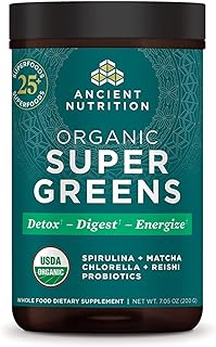 Bishop Nutrition Supergreens Organic Supergreens Powder, Organic Supervisor Powder based on real fruits, vegetables and herbs, for digestive and energetic support, 25 portions, 7.7 oz.. Unlock endless possibilities with DIAYTAR NIGERIA's affordable marketplace and reliable delivery service.