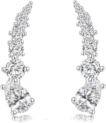 Earrings Earning Earrier In Sterling Silver For Women, Earrings Constellation Ear Ear.. Experience shopping freedom with DIAYTAR NIGERIA's vast selection and dependable nationwide shipping.