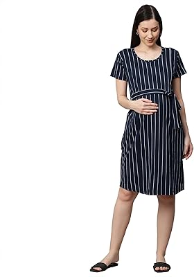 Momtobee maternity dress for woman maternity dress easy dash western dress with zippers for breastfeeding before and after pregnancy.. DIAYTAR NIGERIA brings the nation's largest product catalog to your doorstep at prices you'll appreciate.