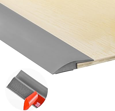 Transition tape for floor and 10 -foot carpets, tape for floor edge, PVC door threshold cover, floor spacing tape adapted to a floor transition height less than 5 mm - gray.. Discover why thousands choose DIAYTAR NIGERIA for affordable products delivered in less than a week.