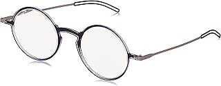 Computer reading glasses blocking blue light Thinoptics Manhattan, Milano aluminum frame, mount filtering black light, 2.0, 44 mm, black, 44 mm.. DIAYTAR NIGERIA puts thousands of products at your fingertips with affordable prices and delivery within a week.