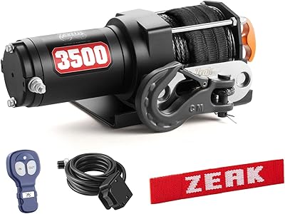 Advanced electric winch 12V DC, assembly on synthetic waterproof outstanding rope for ATV SUV.. Shopping has never been easier — DIAYTAR Nigeria delivers it all in 5–8 days.