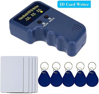 Simple al-Thiqa KEY RFID card reader, 125 kHz portable copier, RFID card dupper for door access control, 5 cards + 5 FOB cards, blue.. DIAYTAR NIGERIA: Where shopping meets satisfaction with affordable prices and reliable 5-8 day shipping.