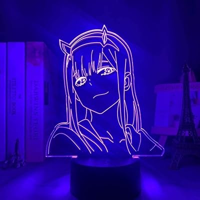 3D LED night light Zero for two people, for children, girls, manga bedroom decoration, darling in the franxx, children's gift.. Transform your shopping experience with DIAYTAR NIGERIA's vast product selection delivered at unbeatable prices.