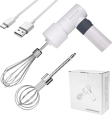 JECARE Electric HAND BATTER, set of rechargeable egg drummers, stainless steel egg drummer without BPA for eggs - wireless kitchen mixer.. You shop, we deliver — quick and easy with DIAYTAR Nigeria.