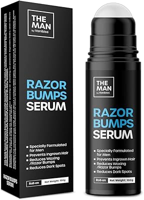 Vaniumis the Man Razor Bumps serum - Treatment of embodied men for men - Solution against razor strokes for the face and body - Treatment of the razor fire with roller roller (3.5 FL OZ).. Unlock endless possibilities with DIAYTAR NIGERIA's affordable marketplace and reliable delivery service.