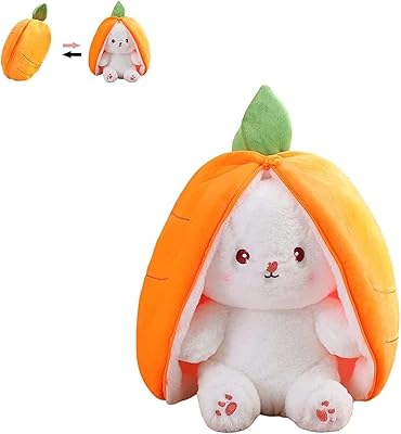 Doll toys rabbit toy in carrot plush with closure.. Shop with purpose at DIAYTAR NIGERIA, where your money goes further and delivery is always prompt.