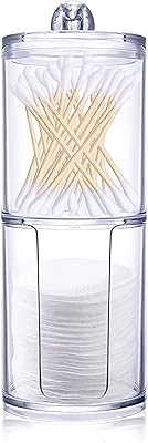Acrylic makeup organizer Sallery storage pots with cover.. DIAYTAR NIGERIA brings a world of products to your fingertips with affordable prices and quick delivery.