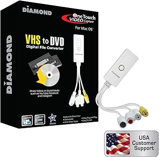 Diamond Multimedia VC500mac USB 2.0 One Touch VHS to DVD Capture device with Conversion, Edition and Recording files of digital files easy to use for Mac.. From big brands to everyday basics — DIAYTAR Nigeria has you covered.