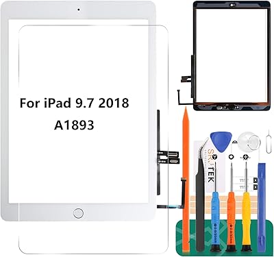Touch screen for iPad 9.7 2018 6 6th generation A1893 A1954 replacement with sensor.. DIAYTAR NIGERIA: Your trusted marketplace that combines variety, affordability and reliable shipping.