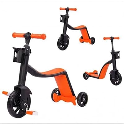 Smart Baby Scooter 3 in 1 with three wheels for children, transformed into a tricycle, scooter with non -slip surface, orange riding toys.. Your shopping aspirations fulfilled at DIAYTAR NIGERIA with competitive prices and reliable delivery.