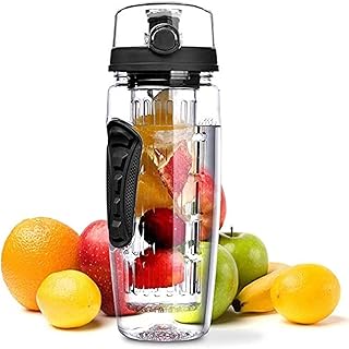 1000 ml portable water bottle with infuser of lemon juice and fruit, suitable for travel, hiking, campsite and climbing.. Your trusted marketplace, DIAYTAR NIGERIA offers extensive variety with delivery within 8 days.