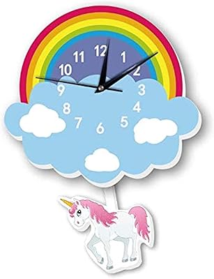 Nice cartoon decoration accessories for the house, wall stickers unicorn rainbow 3D for children's rooms, decoration of the house MM.. DIAYTAR NIGERIA: Your gateway to affordable online retail with reliable delivery within the week.
