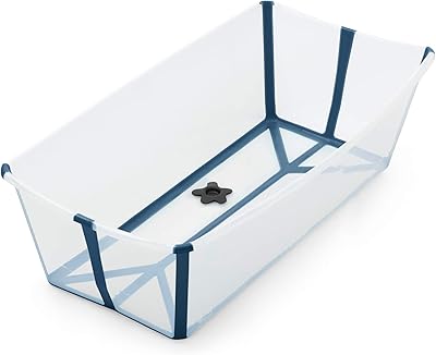 Flexible Bathtub Stock XL, Light blue - Spacious and foldable baby bathtub - light and easy to store - suitable for home or trips - suitable for 0 to 6 year olds.. DIAYTAR NIGERIA: Where affordable online shopping meets reliable delivery across Nigeria.