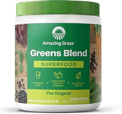 Supplément original amazing grass green superfood, 8,5 (240 g).. Your new favorite way to shop online — DIAYTAR Nigeria.