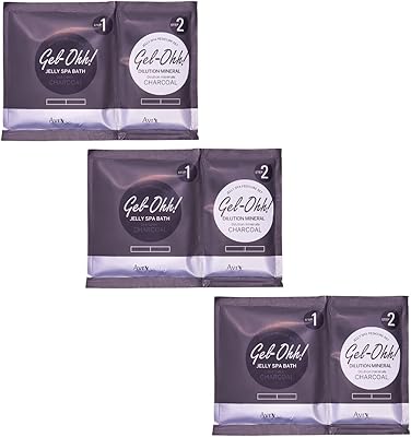 Avrybeauty Gel-Ohh Jelly Spa Bath, lot of 3, infused with wooden coal, fragrant with ginger and city, pedicure, living room services, jelly pedicure, pedicure, heat therapy and aromatherapy.. DIAYTAR NIGERIA: Where affordability and variety come together with nationwide 5-8 day delivery.