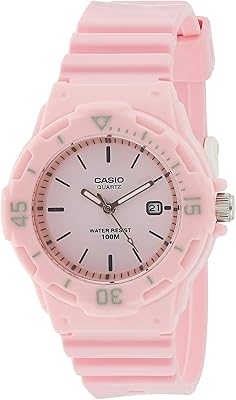 Casio quartz watch for women, analog display and resin bracelet-LRW-200H-4E4VDF, pink, pink.. Your ultimate shopping destination, DIAYTAR NIGERIA combines extensive selection with affordable shipping.