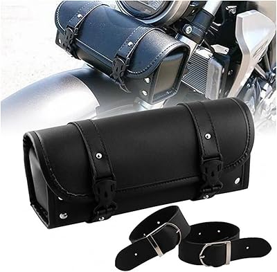 ENDAFECT MOTO MOTTO BACK PU leather for fork, rear bag for tools and luggage for Harley Chopper, Cruiser and Sportster (Black).. DIAYTAR NIGERIA delivers value, variety, and convenience with our nationwide 5-8 day shipping.
