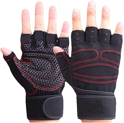 Exercise gloves with wrist support, silica gel handle, Velcro adjustable velcro strap for weightlifting, fitness, XL cycling.. DIAYTAR NIGERIA: Nigeria's answer to affordable online shopping with reliable 5-8 day delivery guarantee.