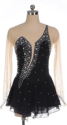 Ice ice cream skating dress adults, shiny rhinestones with open sleeves, open back, ballet and gymnastics leotards, black, size l.. Nigeria's fastest-growing e-commerce site offers unbeatable prices and delivery within 8 days.