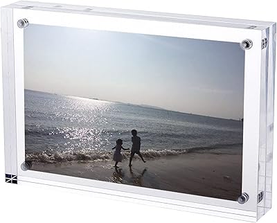 Tricky A4 A4 acrylic photo frame - Versatile magnetic photo frame with glass effect, perfect for being displayed on your desk, placed on a buffet or fixed to the wall.. Need something fast? Order it now from DIAYTAR Nigeria.