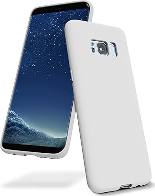 Red liquid silicone shell for samsung galaxy s8 (2017) rubber shell absorbing shocks with soft microfiber lining, stone.. One platform, all your needs — DIAYTAR Nigeria delivers quickly.