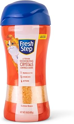 Fresh Step Crystals cat litter with tropical breeze scent.. Shop electronics, clothes, and everything in between on DIAYTAR Nigeria.
