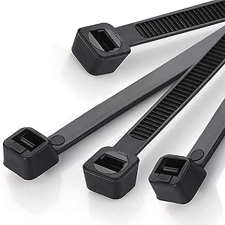 Package of 250 very resistant black cable fasteners. nylon attachment.. Shop smarter, not harder with DIAYTAR NIGERIA - thousands of products at your fingertips with affordable delivery.
