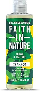 Faith in Nature Shampoo Tea and Lemon Tree, 400 ml.. No stress, no delays — DIAYTAR Nigeria is your trusted shopping partner.
