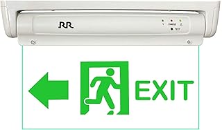230 V green transparent lighting panel with emergency battery (left socket).. Order today, receive this week — shopping with DIAYTAR Nigeria is that simple.