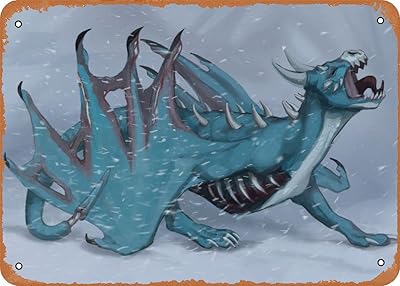 Metal panel - Old School Runescape Vorkath - Vintage -looking tin panel of 8 x 12 inch, bar, artistic wall decoration Man Cave.. Your digital shopping destination, DIAYTAR NIGERIA combines variety with affordability and quick delivery.