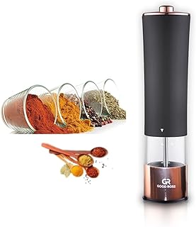 Good Ross. Electric crusher. Automatic salt shaker and pepper. Adjustable, works on batteries, with LED light. Stainless steel and Himalaya salt. black a room... DIAYTAR NIGERIA makes online shopping accessible to all with budget-friendly prices and reliable delivery.