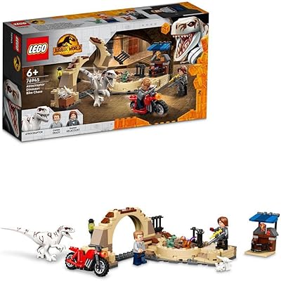 Lego Jurassic World 76945 Atrociraptor: bicycle pursuit set (167 pieces).. DIAYTAR NIGERIA stands as your affordable shopping ally with nationwide delivery in just 5-8 days.