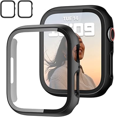 Jzk tempered glass case for Apple Watch Series 8 and 7 45 mm, HD Full HD Slim Hard PC Protective Cover for Iwatch 8 7 45 mm, Black.. Shop confidently with Nigeria's most trusted e-commerce platform, offering swift and affordable delivery.