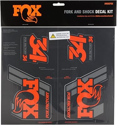 Set of stickers for fork and fox Racing Shox Heritage, Orange, One Size.. Your one-click solution to affordable shopping, DIAYTAR NIGERIA delivers quality products nationwide.
