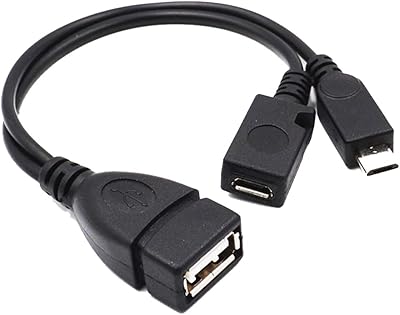 Micro USB OTG Soldottm host with micro -compatible power supply with Firestick Samsung.. Experience the power of choice with DIAYTAR NIGERIA's vast catalog and affordable 5-8 day delivery.