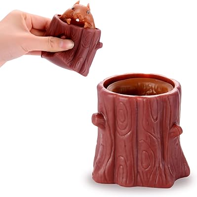 Maleficent children's squirrel cup, silicone rubber toys, squirrel toys to relieve stress, strange gifts for girlfriends, friends, adults and children.. DIAYTAR NIGERIA revolutionizes online shopping with competitive prices and reliable 5-8 day delivery.