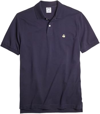 Polo adjusted in Serge Performance Brooks Brothers for Men, Navy Blue.. DIAYTAR NIGERIA: Your gateway to affordable products delivered reliably across Nigeria.