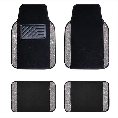 Scintillating rhinestone carpets, brilliant crystal car floor mat with anti -slip pvc heel for SUV, SUV, sedan, car, truck,.. Experience the future of online shopping with DIAYTAR NIGERIA's extensive product range and competitive pricing.