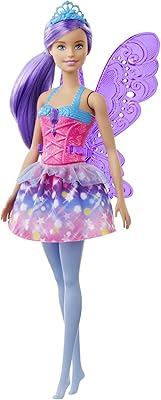 Fairy Dream Dreamtopia 12 inch, hair and purple wings, gift for children aged 3 to 7 GJK00.. DIAYTAR NIGERIA: Your affordable marketplace with reliable 5-8 day shipping across Nigeria.