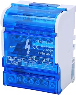Alessigbe 407 terminal box, 4 -level single -phase junction box with transparent lid distribution box.. DIAYTAR NIGERIA: Your partner in affordable online retail with reliable delivery across the nation.