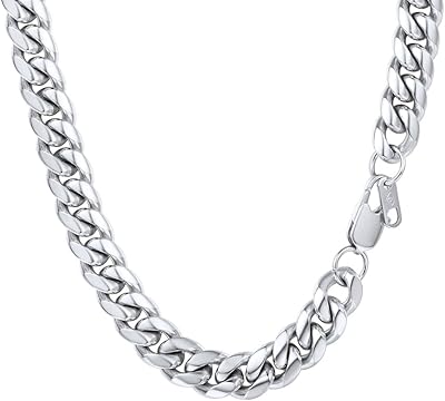 Chains and necklaces for men Cuban chains Miami stainless steel black necklace.. DIAYTAR NIGERIA stands as your affordable shopping ally with nationwide delivery in just 5-8 days.