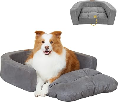 Himax Large Orthopedic bed for large dogs, Luxury pet bed, dog sofa with removable and washable, animal cover up to 45 lb.. Discover the perfect shopping balance at DIAYTAR NIGERIA with competitive prices and prompt delivery.