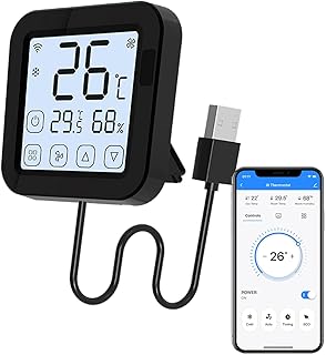 Intelligent universal universal infrared air conditioner controller, touching LCD screen, integrated temperature and humidity display works with Google Home Alexa.. No stress, just speed — DIAYTAR Nigeria ships in days.