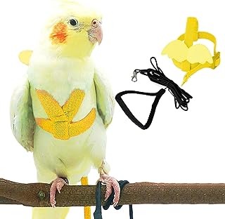 Harn leash for parrot yuptree pet, tensile rope adjustable with cute wing for parrots, pigeons, cockatoo, scarlet cockatoles, mini and inseparable outdoor inseparable.. Experience shopping freedom with DIAYTAR NIGERIA's comprehensive platform and reliable shipping service.