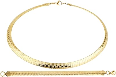 Omega chain in solid stainless steel, 8 mm 18 -inch necklace and 8.5 inch bracelets Ste.. Shop across categories at DIAYTAR NIGERIA with the confidence of prompt and budget-friendly delivery.